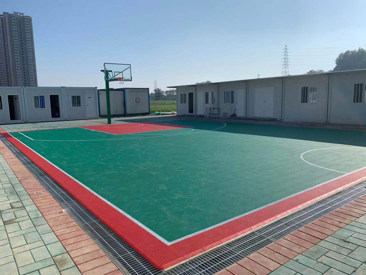 丽江篮球场悬浮地板添速厂家案例