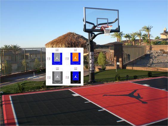 聊城Backyard Basketball Court Flooring | Outdoor Sport Tiles